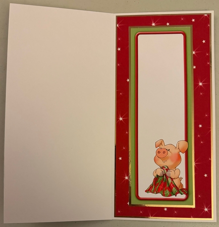 Pigs in Blankets Truffle Large Vertical DL Insert by Erika Sissons