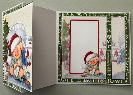 Pigs in Blankets Tootsie Christmas Insert by Erika Sissons