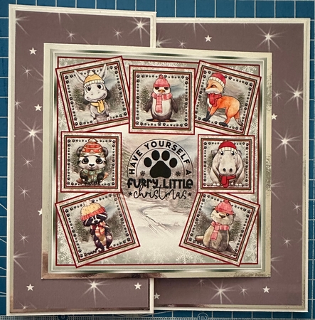 Have Yourself A Furry Little Christmas Collage 02 by Erika Sissons