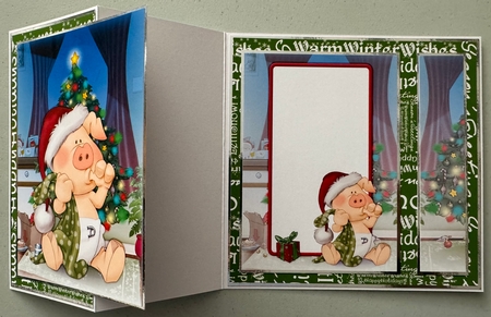 Pigs in Blankets Pod Christmas Insert by Erika Sissons