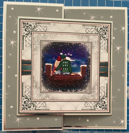 Christmas Couple 02 Mini Page Kit by Erika Sissons