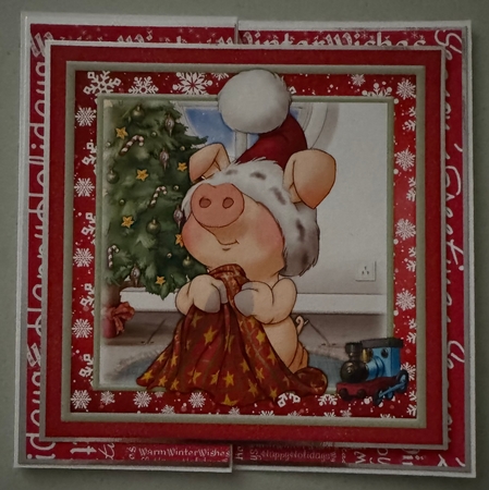 Pigs in Blankets Truffle Christmas 4 Sheet Mini Kit by Erika Sissons