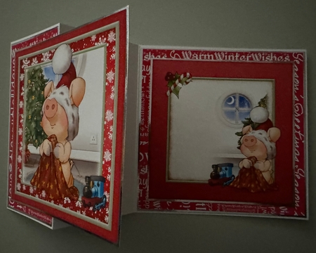 Pigs in Blankets Truffle Christmas 4 Sheet Mini Kit by Erika Sissons
