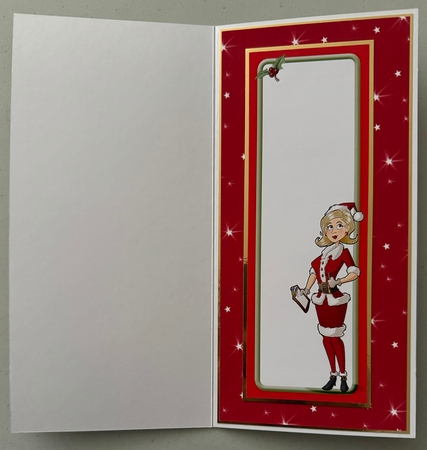 Mrs Claus Large Vertical DL by Erika Sissons