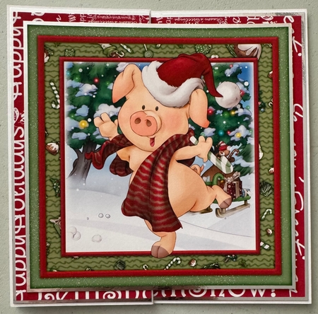 Pigs in Blankets Pip Christmas 4 Sheet Mini Kit by Erika Sissons
