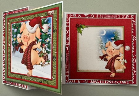 Pigs in Blankets Pip Christmas 4 Sheet Mini Kit by Erika Sissons