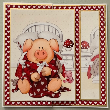 Pigs in Blankets Tootsie Valentine by Erika Sissons
