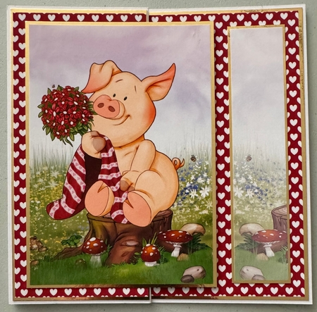 Pigs in Blankets Pumpkin Valentine by Erika Sissons