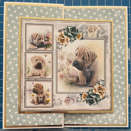 Cute Puppy Collage Collection 6 by Erika Sissons