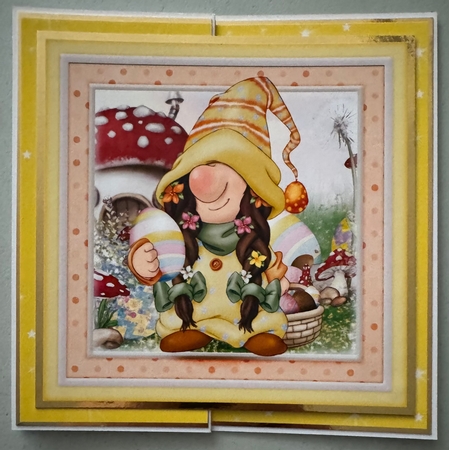 Mrs Easter Gnome 4 Sheet Mini Kit by Erika Sissons