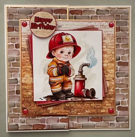 Firefighter Boy Mini Kit  by Erika Sissons
