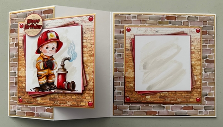 Firefighter Boy Mini Kit  by Erika Sissons