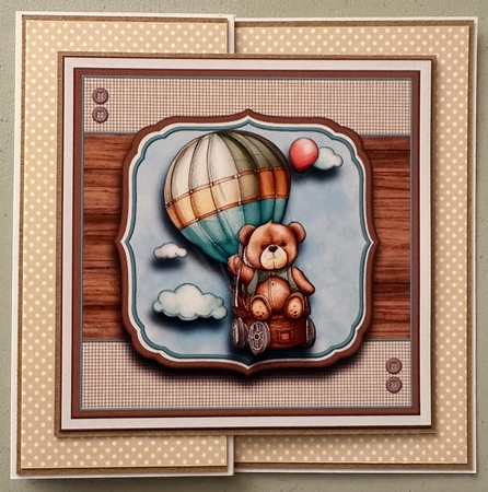 8x8 Teddy Bear Collection No. 2 - Mini Decoupage Kit - x4 A4 Sheets  by Erika Sissons