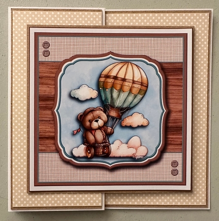8x8 Teddy Bear Collection No. 3 - Mini Decoupage Kit - x4 A4 Sheets  by Erika Sissons