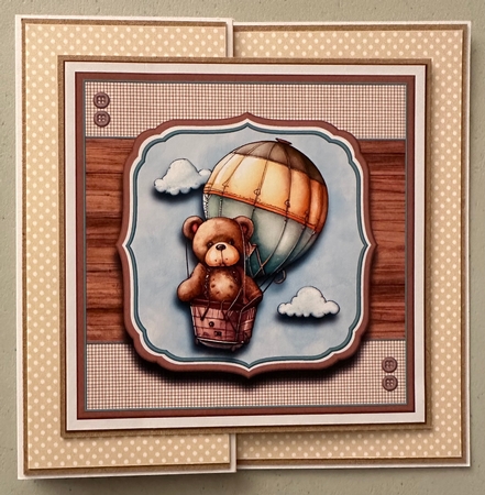 8x8 Teddy Bear Collection No. 4 - Mini Decoupage Kit - x4 A4 Sheets  by Erika Sissons