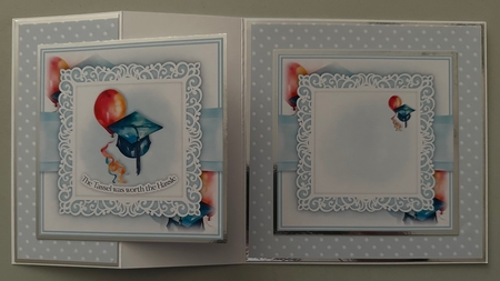 The Tassel was worth the Hassle Graduation Cap with Balloon Bumper Set by Erika Sissons