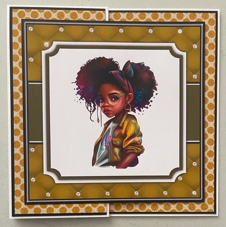 Afro Girl Mini Kit 1 by Erika Sissons