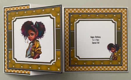 Afro Girl Mini Kit 1 by Erika Sissons