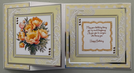 8x8 Mini Kit, Gorgeous Yellow Peony Roses  by Erika Sissons