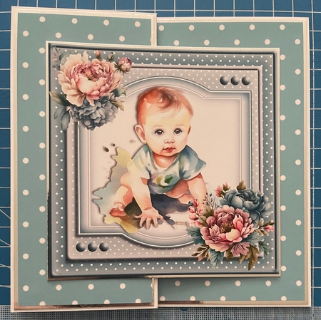 New Baby Boy Crawling 7x7  by Erika Sissons