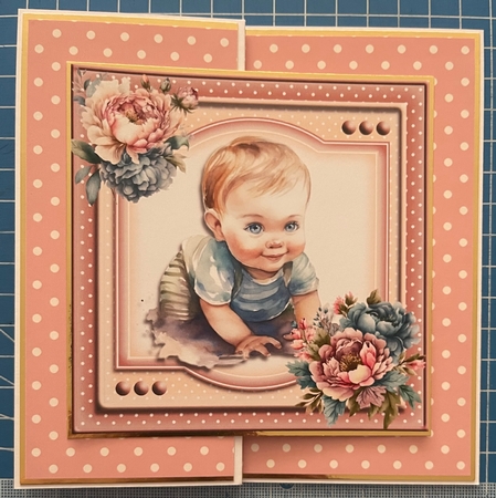 New Baby Girl Insert 7x7 by Erika Sissons