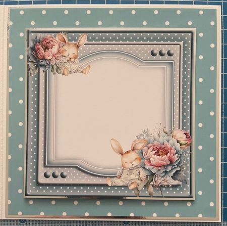 Twin Bunny Baby Boys Insert by Erika Sissons