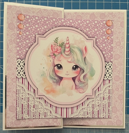 8x8 Mini Kit, Gorgeous Unicorn by Erika Sissons