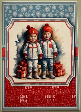 Christmas Children Topper Kit  by Erika Sissons