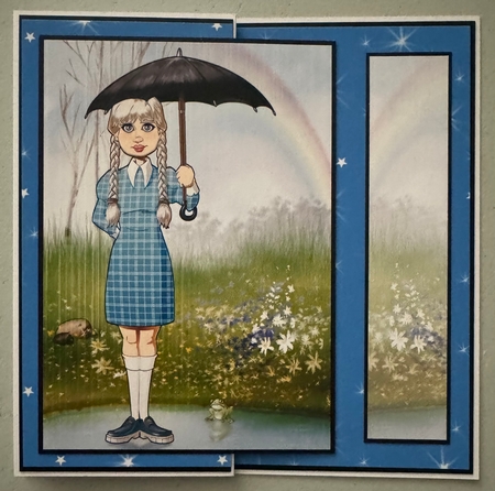 Spring Rain Dudess (Blue) by Erika Sissons