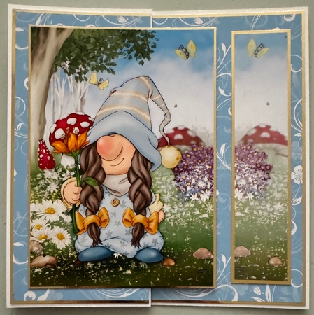 Mrs Gnome Summer (Blue) Insert by Erika Sissons