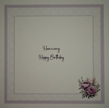 Purple Peonies and Butterflies by Erika Sissons