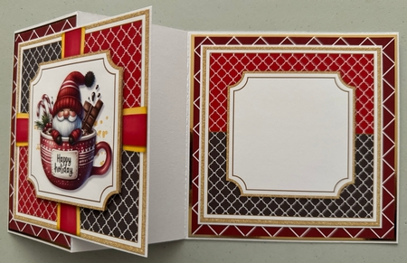 Hot Cocoa Gnomes Card Front & Toppers BUNDLE by Erika Sissons