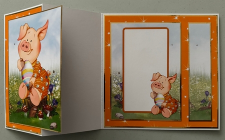Pigs in Blankets Pumpkin Easter Matching Insert by Erika Sissons