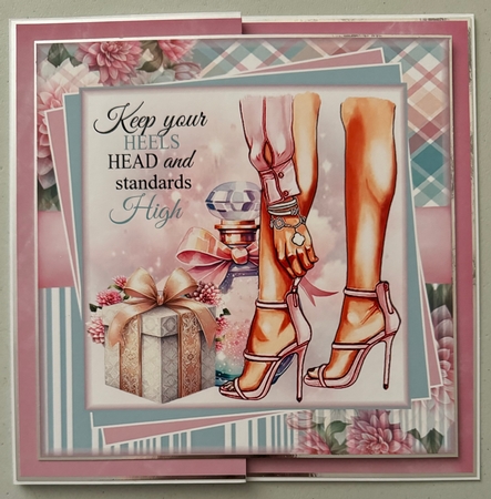 Keep Your Heels, Head And Standards High Mini Page Kit by Erika Sissons
