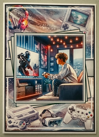 Video Gamer 5x7 Mini Page Kit by Erika Sissons