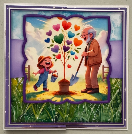 Gardening with Grandad 6 Inch Square by Erika Sissons