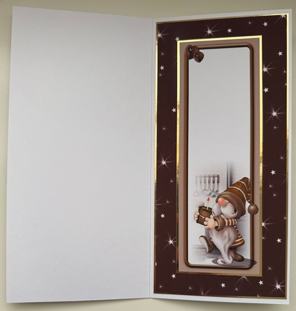 Chocolate Gnome Large Vertical DL by Erika Sissons