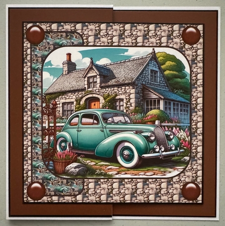 A vintage scene 7x7 by Erika Sissons
