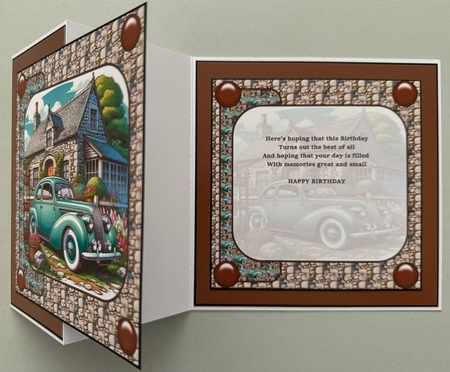 A vintage scene 7x7 by Erika Sissons