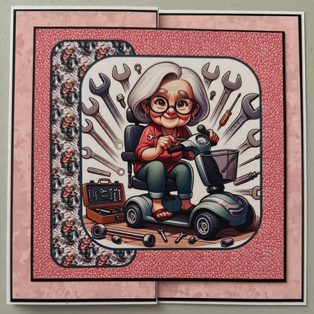 scooter tinkerer female 7x7 by Erika Sissons