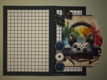Game Zone - 5x7 Offset Front Card Mini Kit by Erika Sissons