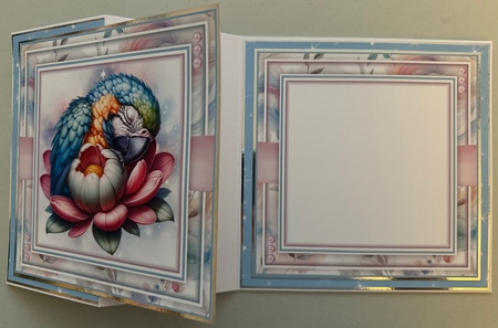 Cute Sleeping Floral Birds 02 Mini Page Kit by Erika Sissons