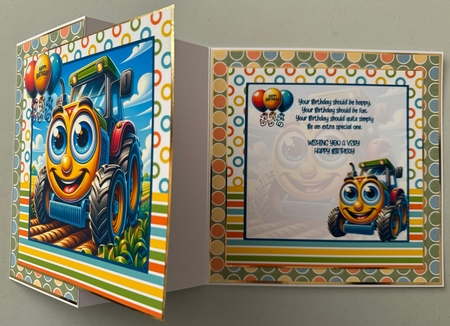 Tractor Tim 7x7 by Erika Sissons