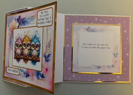 Funny Family Owls by Erika Sissons