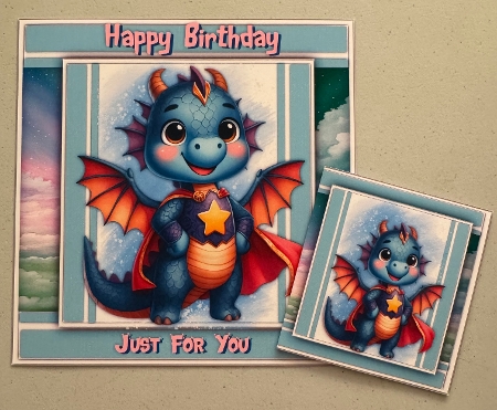 12, Gorgeous Super hero Animals with small card and age stars by Erika Sissons