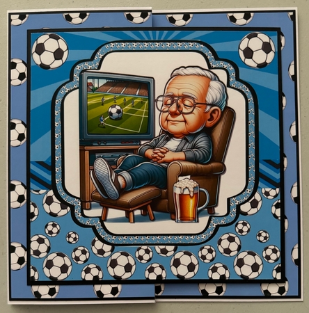 Forty winks before kick off 7x7 by Erika Sissons