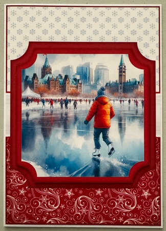 CHRISTMAS SKATING  by Erika Sissons
