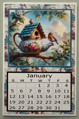 2025 Calendar-Teapot House by Erika Sissons