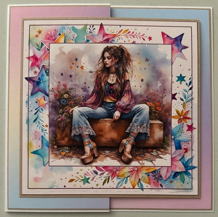 Boho Style Fashion Girl Mini Kit by Erika Sissons