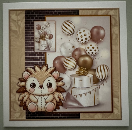 Cute Hedgehog  Mini Kit by Erika Sissons